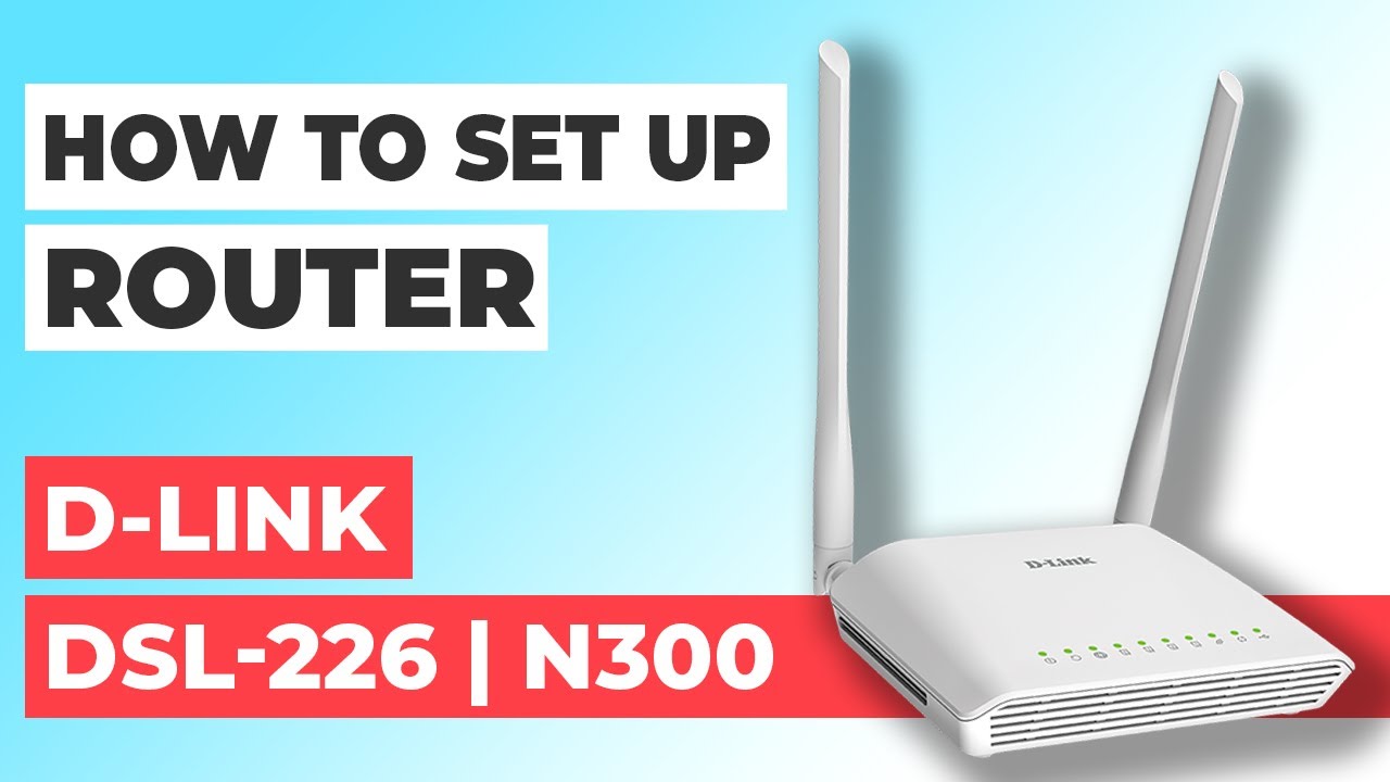 ✅ Как настроить D-Link DSL-226 | Как настроить WiFi-маршрутизатор D-Link N300 DSL-226