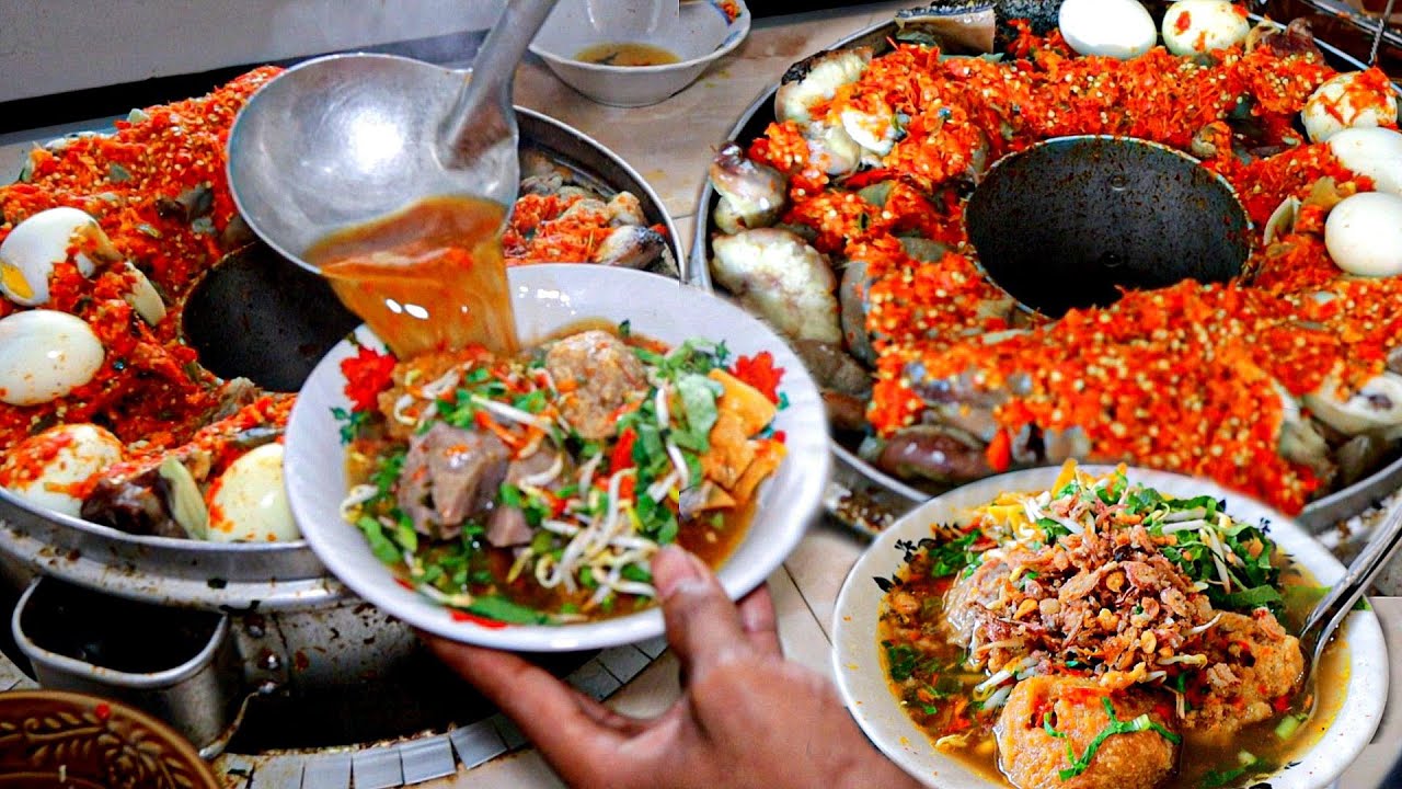 BAKSO TENDEK KUAH CABE YANG VIRAL DI KOTA MALANG 