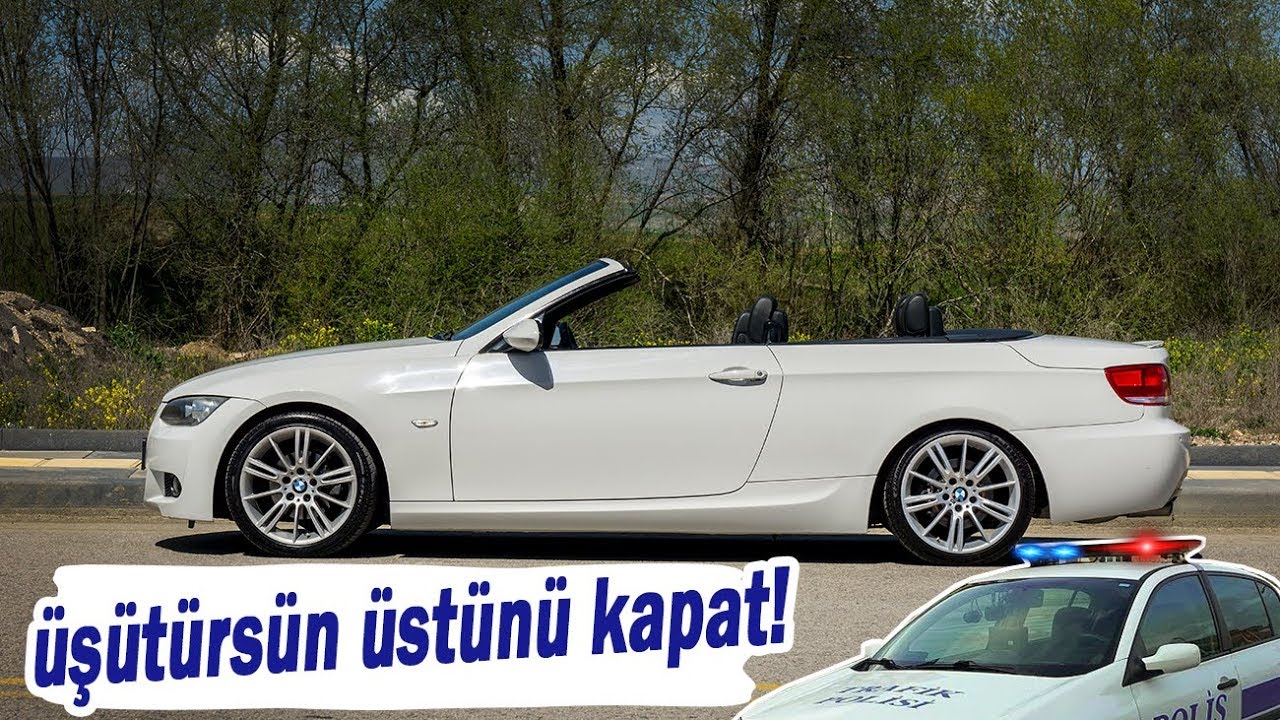 BMW 320i Cabrio E93 İnceleme | Polis Ekibine Yakalandık!