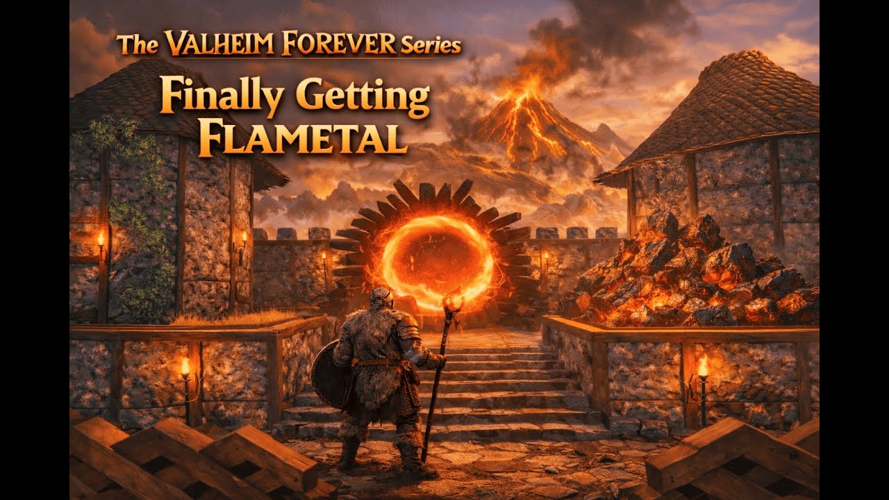 Finally Getting Flametal! Valheim Forever Series Ep. 17