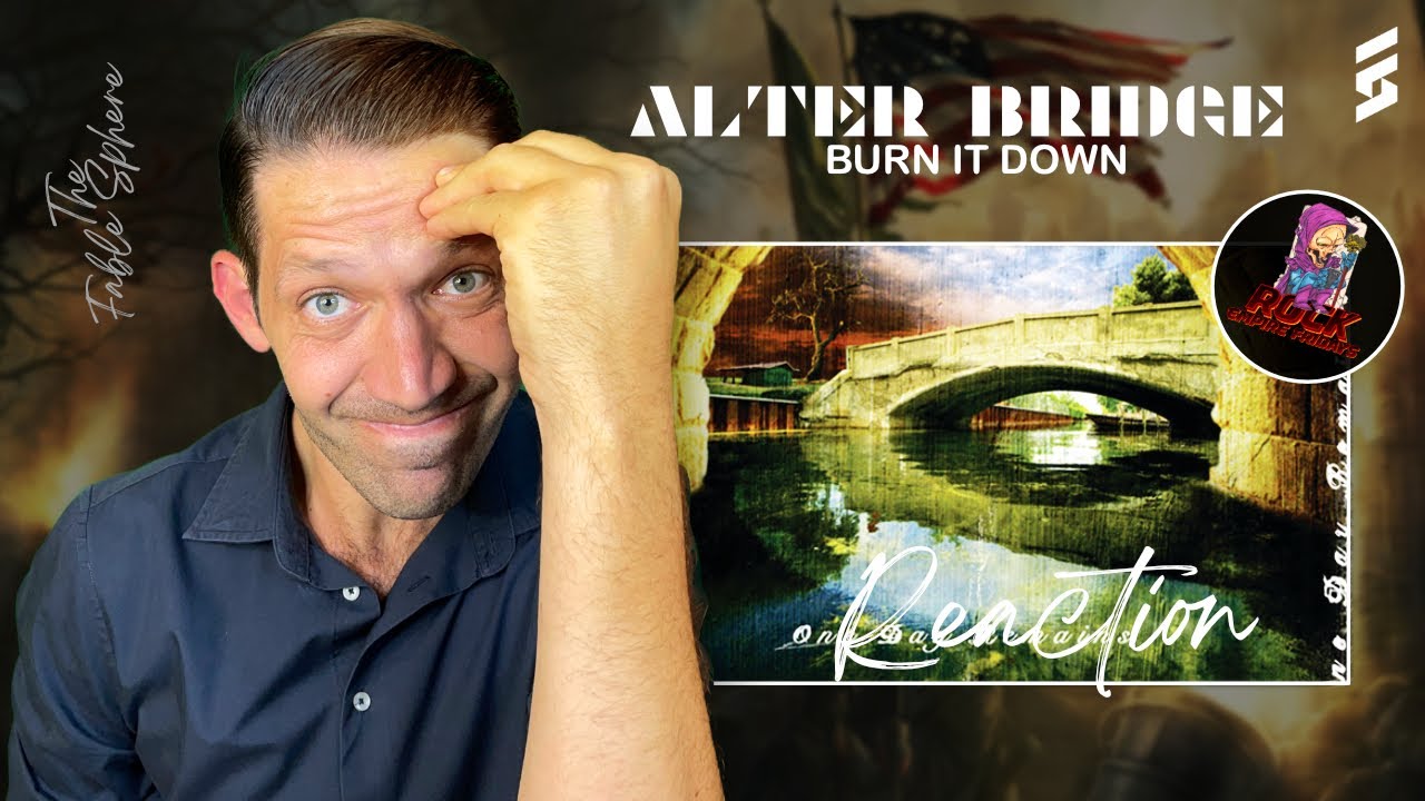 AB KILLING IT TODAY!! Alter Bridge - Burn It Down (Reaction) (REF Series)