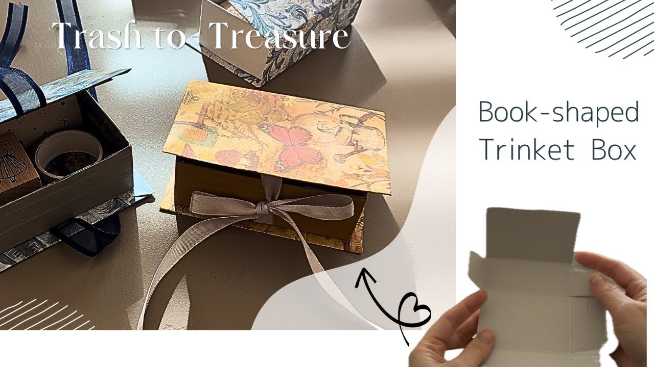 Trash to Treasure: Book-shaped box