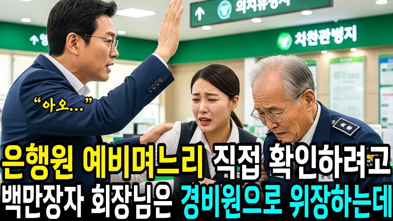은행원인 예비며느리를 직접 시험하려고 재벌회장은 위장 취업하는데.. | 사연라디오 | 오디오북 | 삶의지혜 |