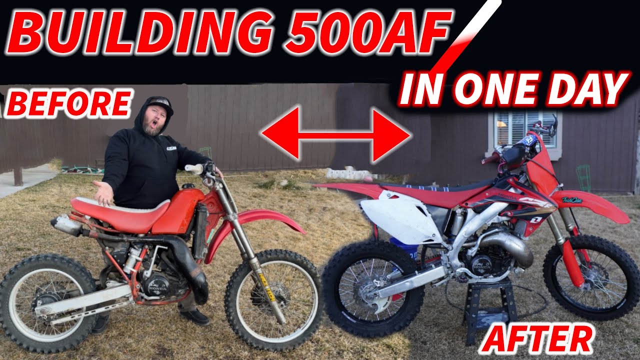 building a CR500af in one day!