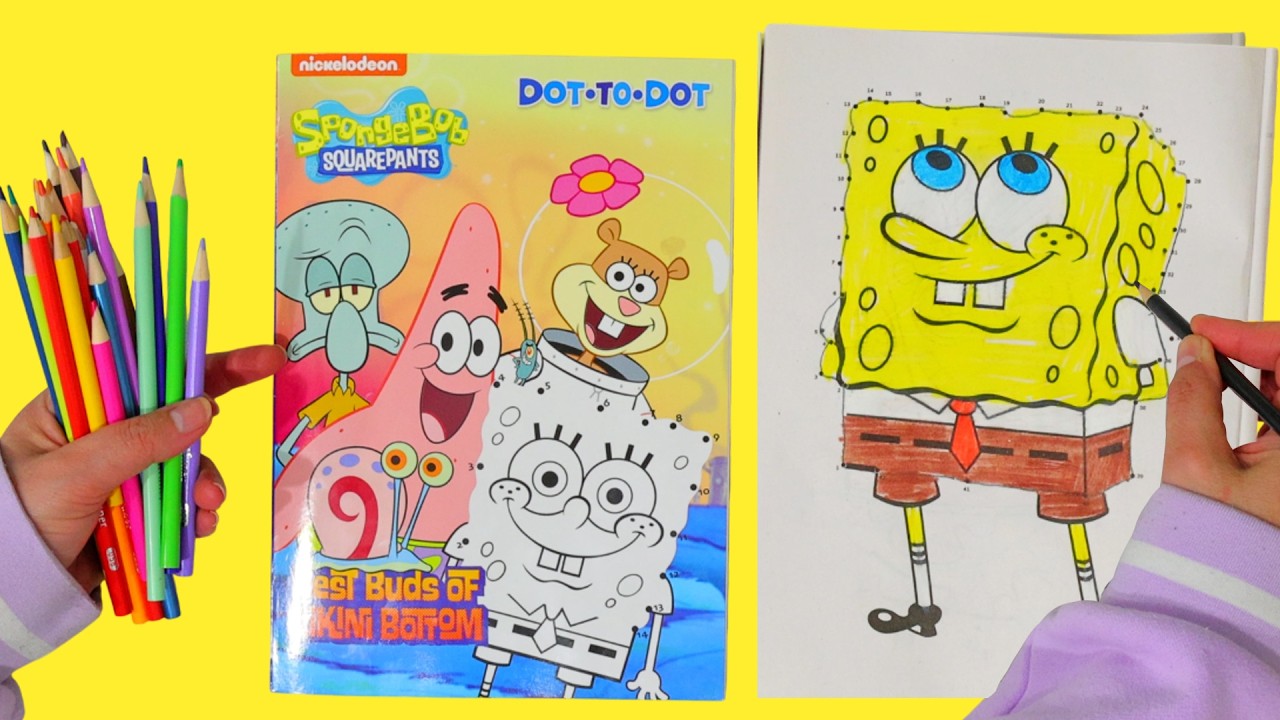 SpongeBob SquarePants Dot to Dot Activities for Kids