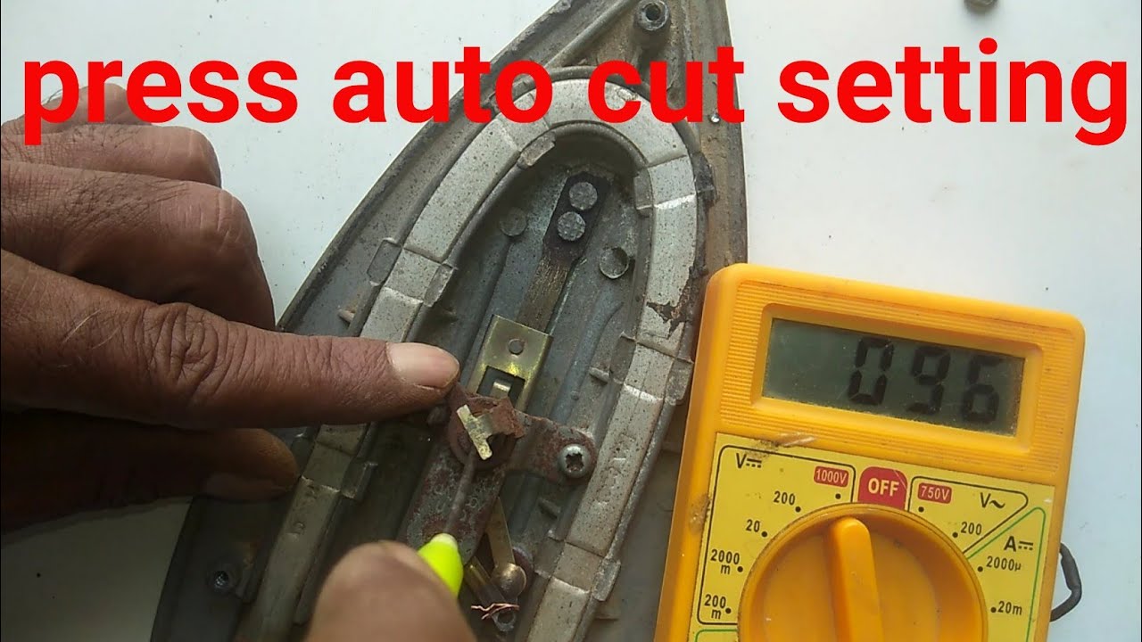 {38} press auto cut setting | usha press repair | press repair kaise karen | auto cut press repair