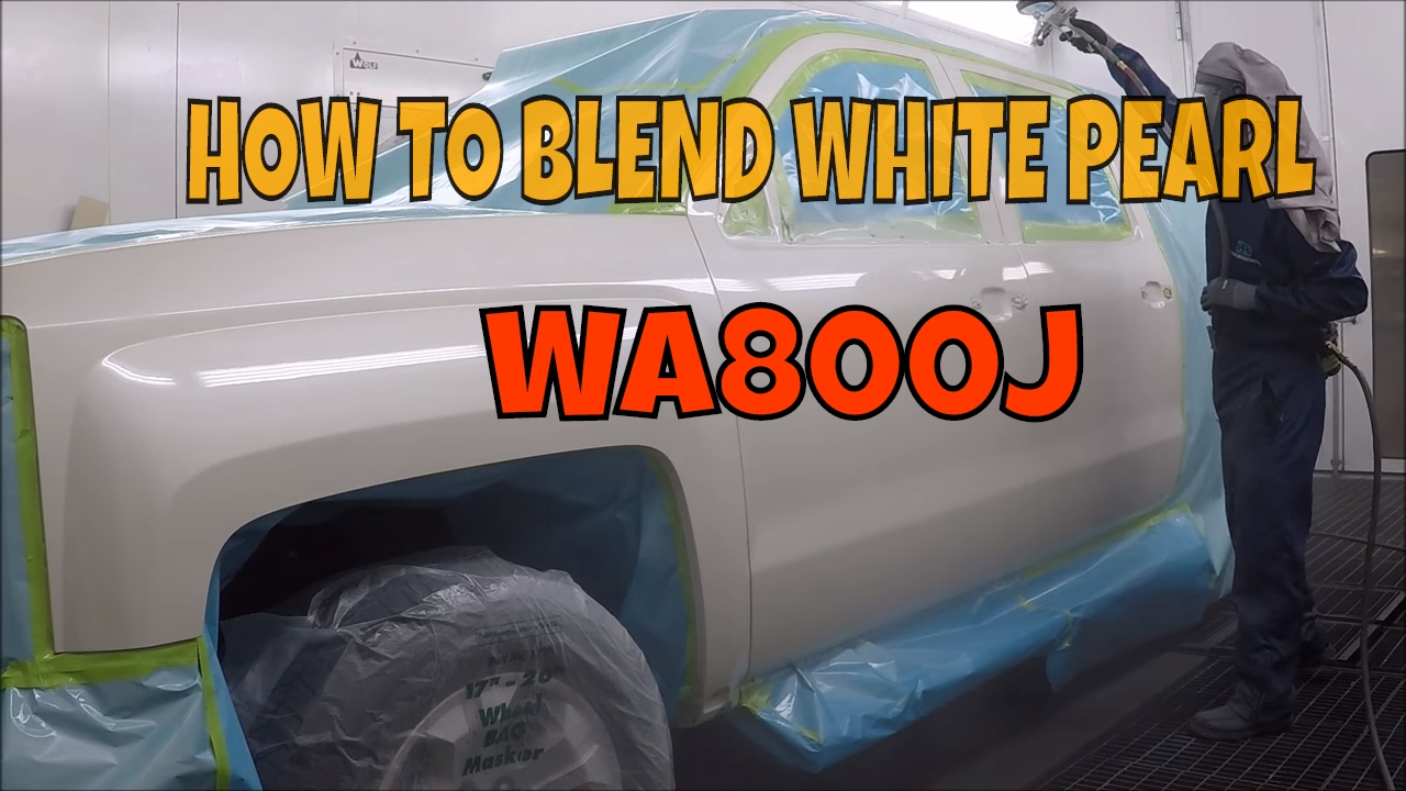 PPG PAINT HOW TO BLEND WHITE PEARL- SPRAY PAINTING