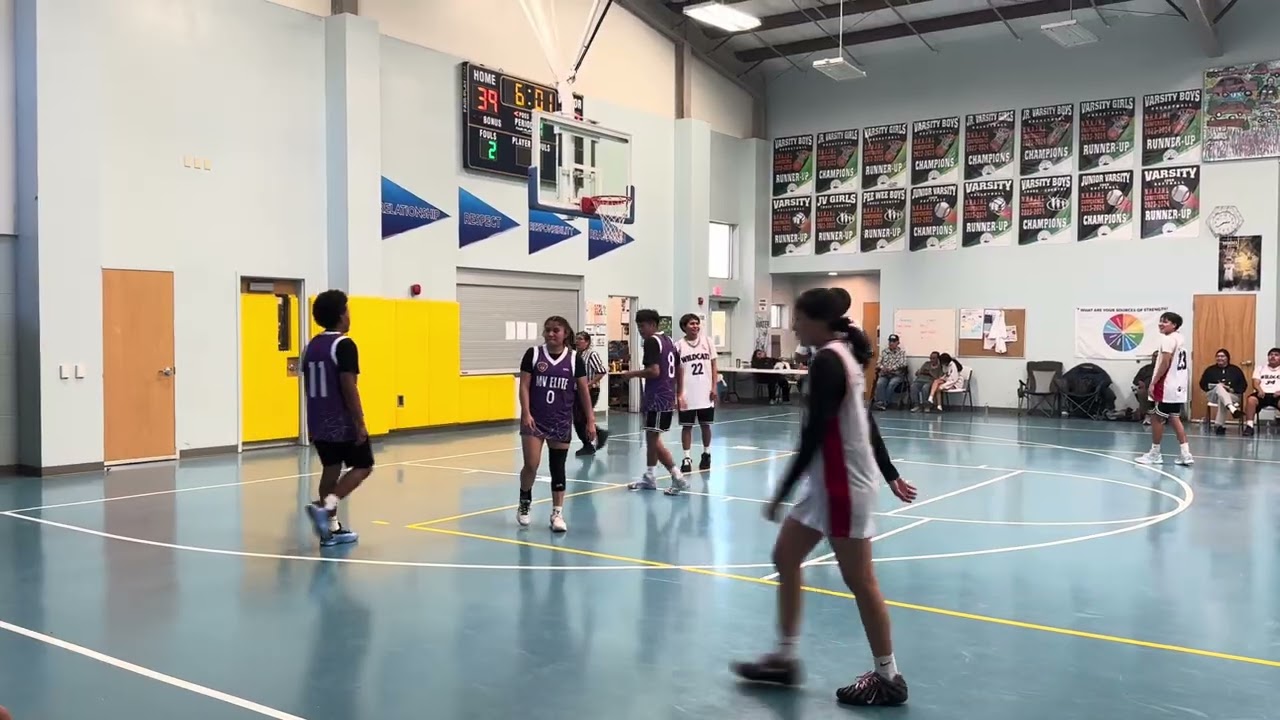 2nd half Wildcats vs MV Elite 