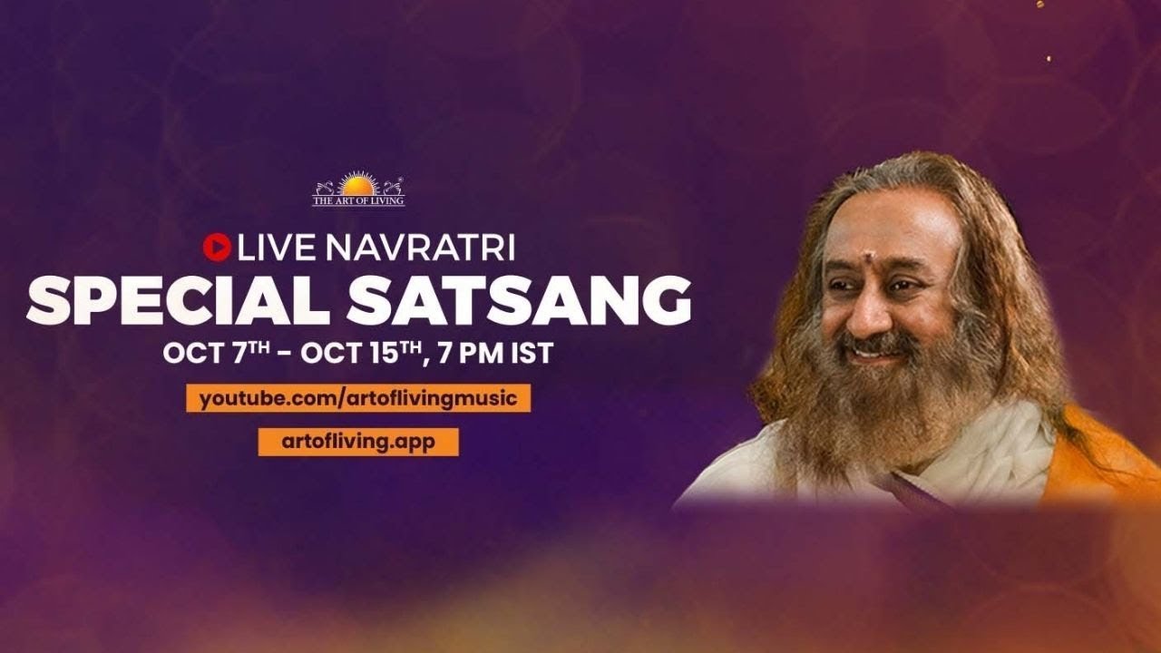 Day 6 | Navratri 2021 Special Satsang & Tripura Rahasya from The Art of Living International Center