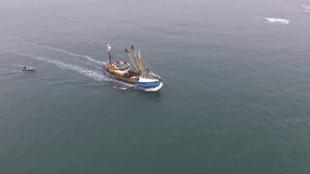 Susan Bird FR357 coming into Eyemouth Harbour