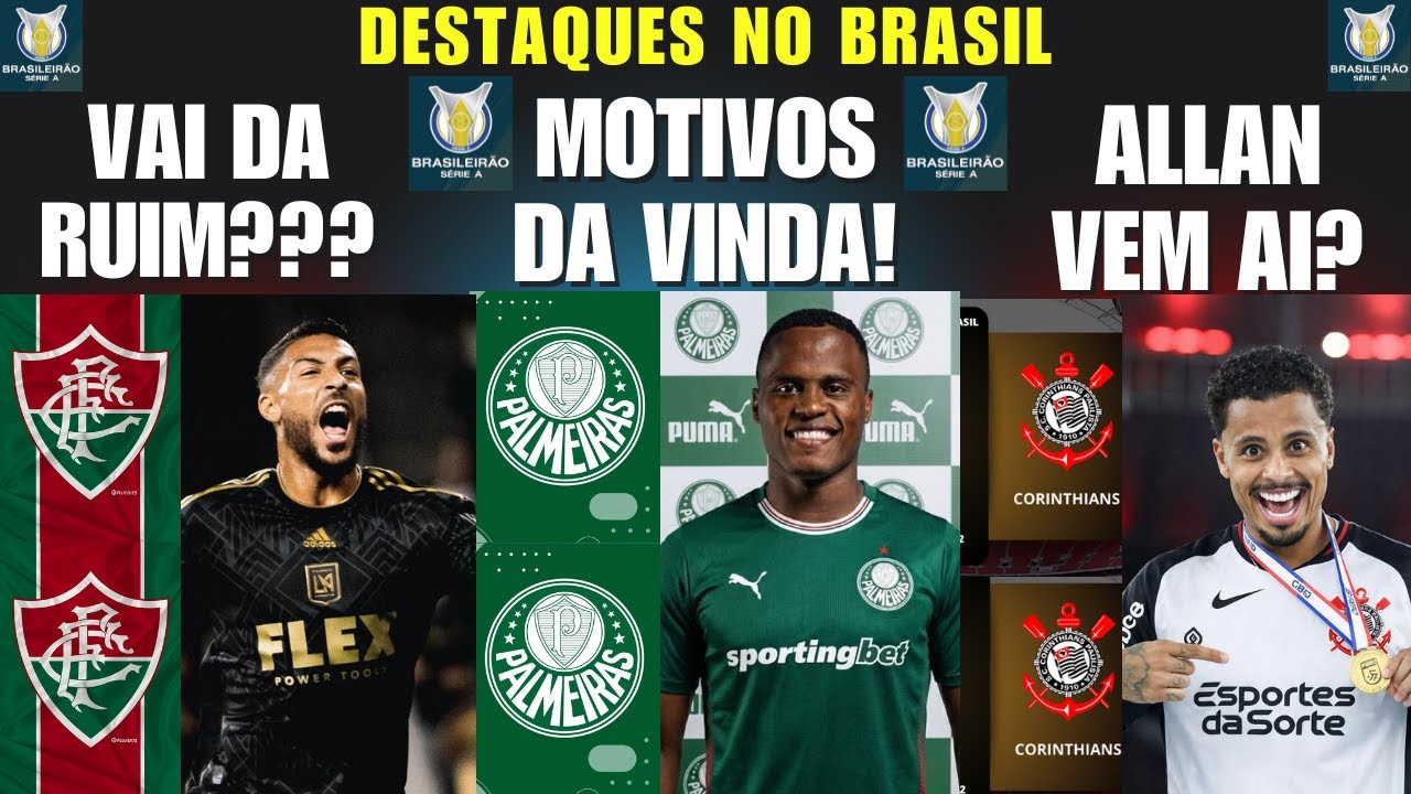 Allan no Corinthians ? Arias e PALMEIRAS... Deu ruim bouanga no FLU ??