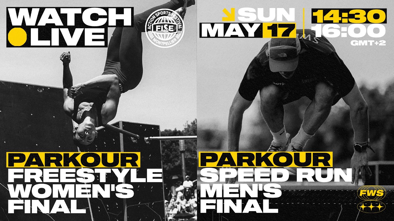 ПРЯМАЯ ТРАНСЛЯЦИЯ FISE MONTPELLIER 26 | ФИНАЛЫ: ПАРКУР, ФРИСТАЙЛ (ЖЕНЩИНЫ) И СКОРОСТНОЙ ЗАБЕГ (МУ...