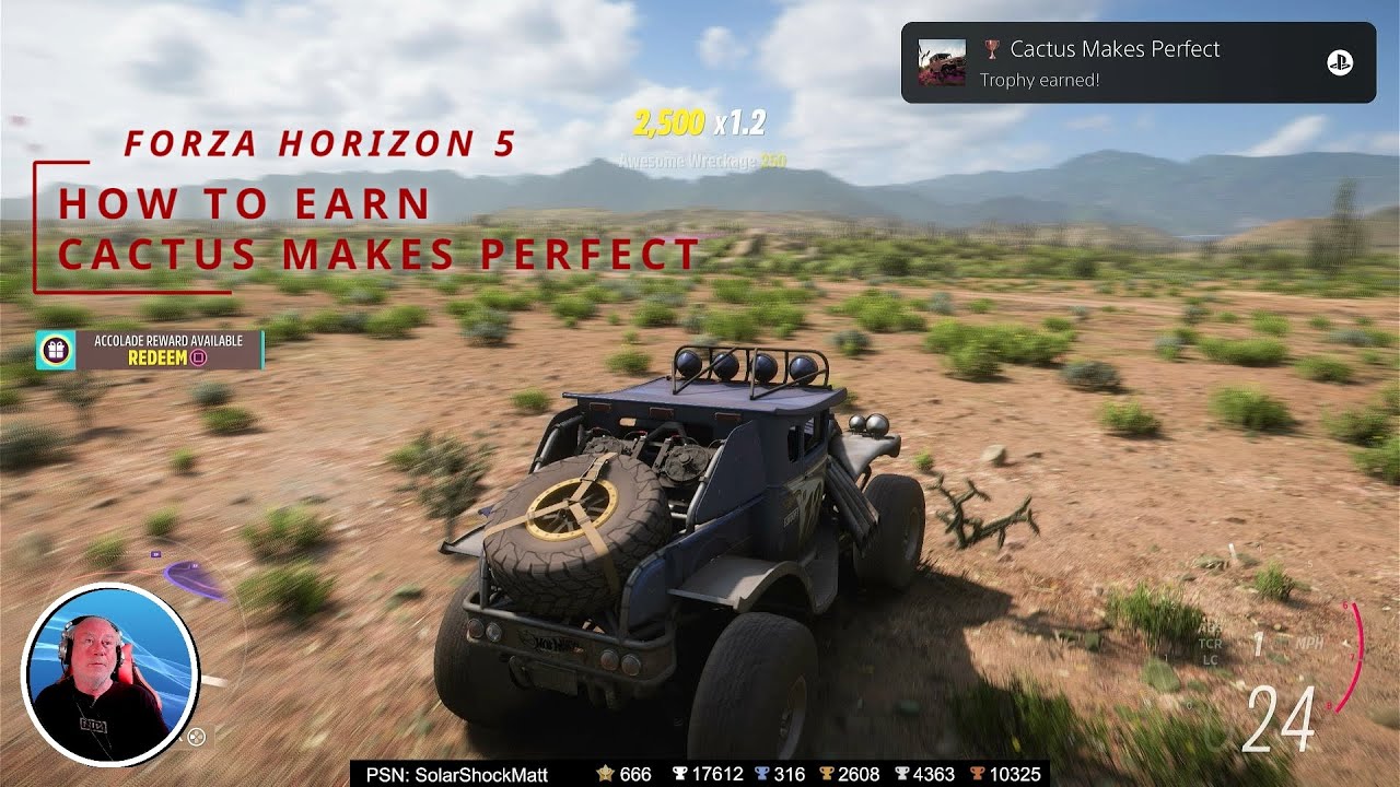 Forza Horizon 5 - How To Earn The Cactus Makes Perfect Trophy (Bronze)