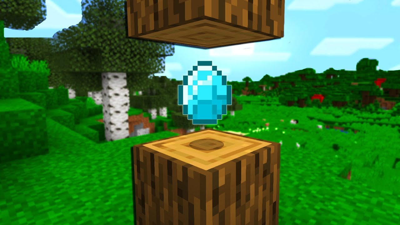 MINECRAFT MA IN OGNI BLOCCO TROVI UN DIAMANTE !!