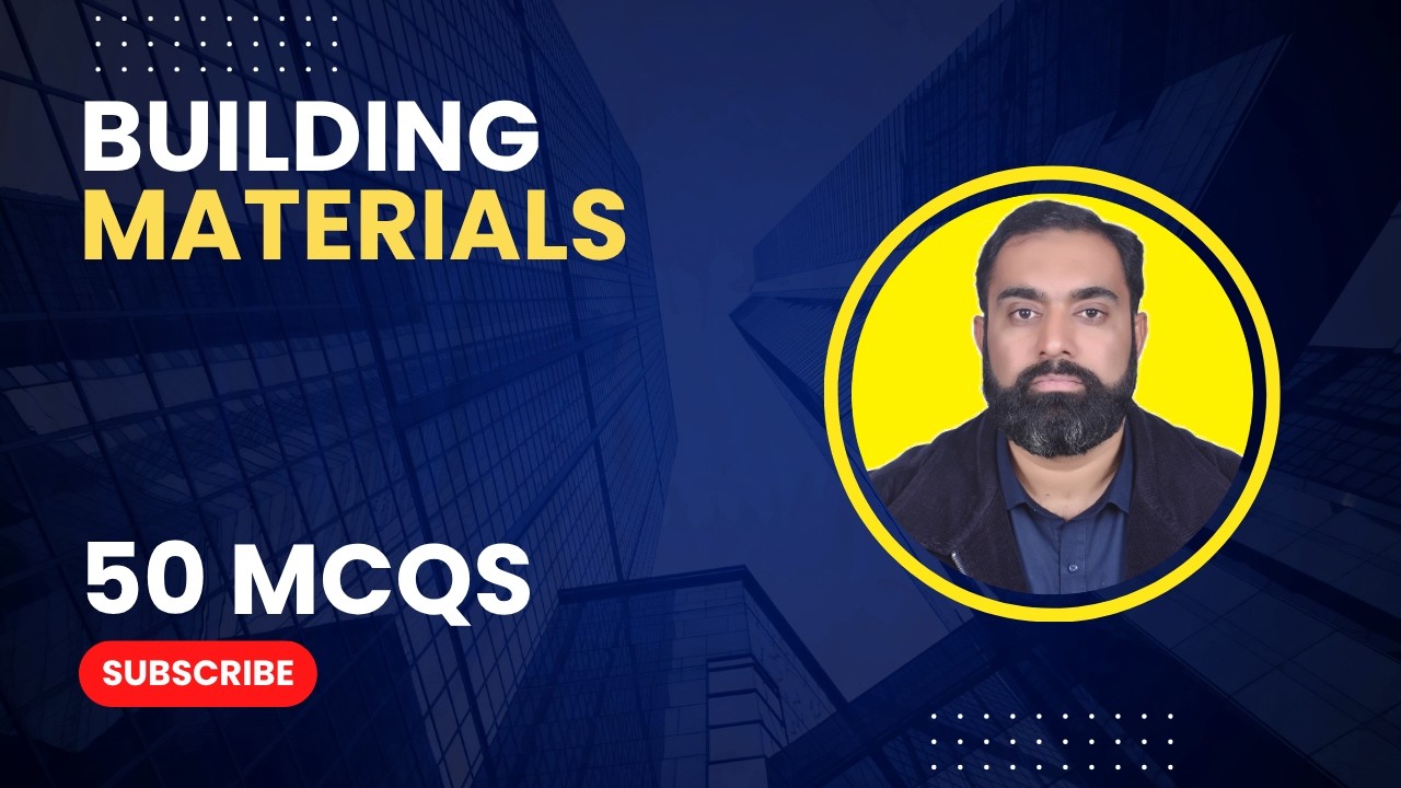 Building Materials 50 MCQs | Timber, steel, composites & material durability | GATE/SSC JE MCqs