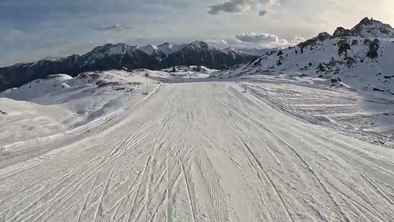 Skiing Die Norde Full Run | Bad Gastein, Austria | Classic Alpine Route | 4K GoPro