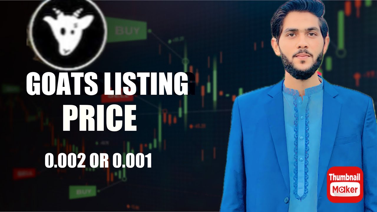 Goats listing price confirm 💡👈🥶