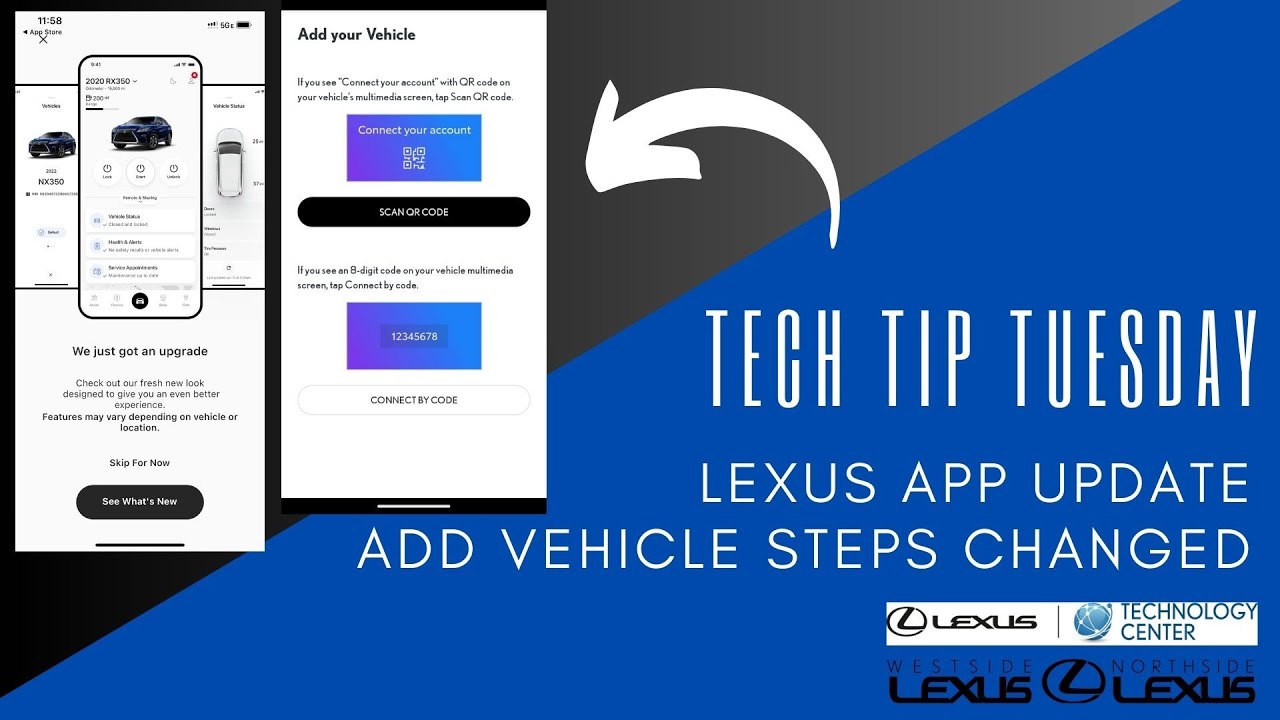 Steps to Add New Lexus to the Lexus App - Changed After App Update 2.1.12(26)