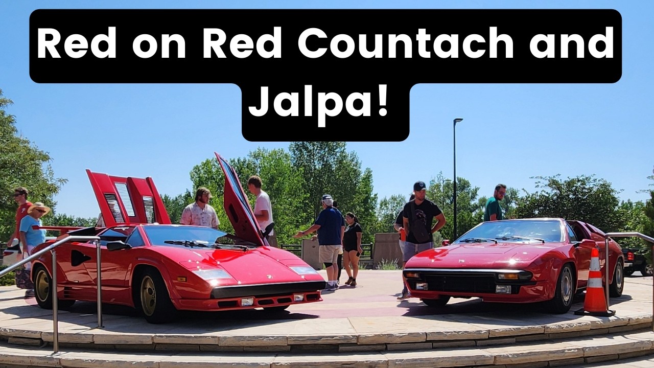 Driving the Lamborghini Jalpa and Comparison to the Countach