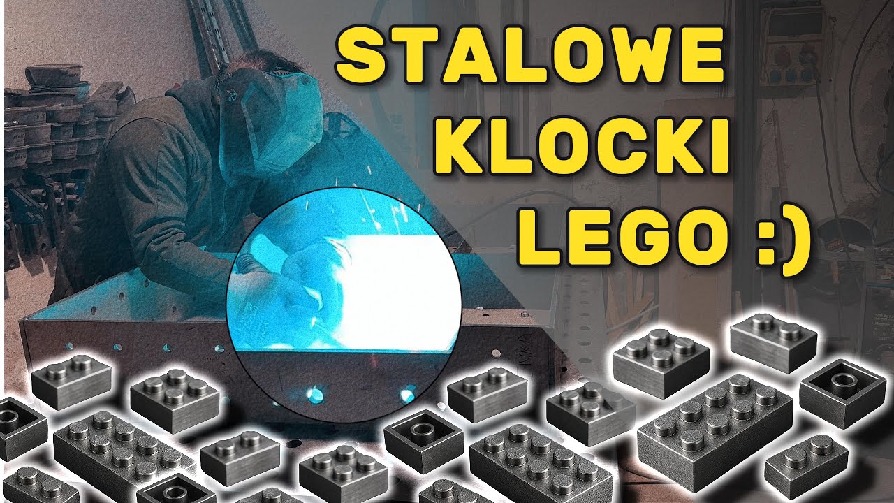 Stalowe klocki LEGO, 350kg do poskładania !