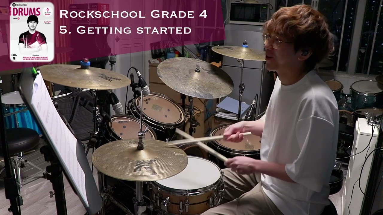 [Grade 4] Getting started | Rockschool Drums 2024