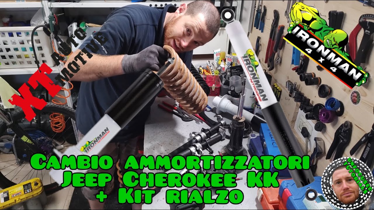 S19E02 | 🚙🔧📹 Jeep Cherokee KK Preparazione al Rialzo: Smontaggio Sospensioni Anteriori - Parte 2/3