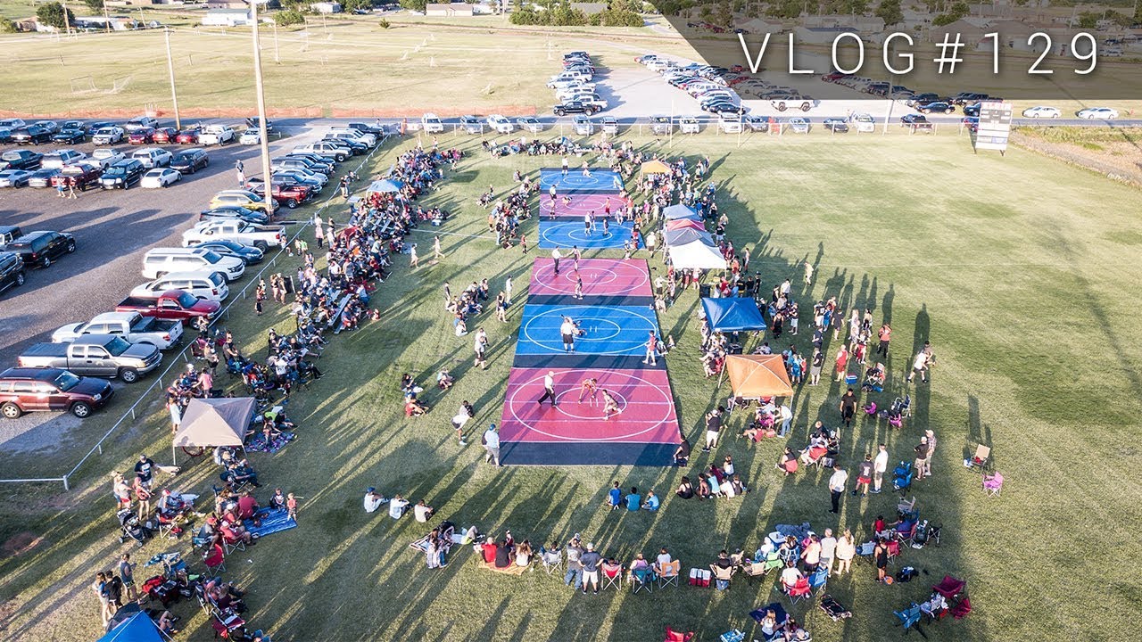 VLOG #129 - Outdoor Wrestling Tournament @ Elgin, OK - June 9, 2018