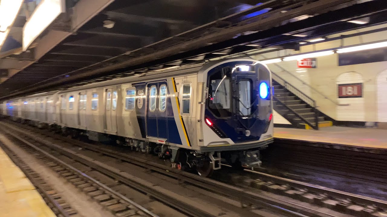 MTA NYC Subway A, C, & E Trains w/ Kawasaki R211 Revenue Service Debut (3/10/23)
