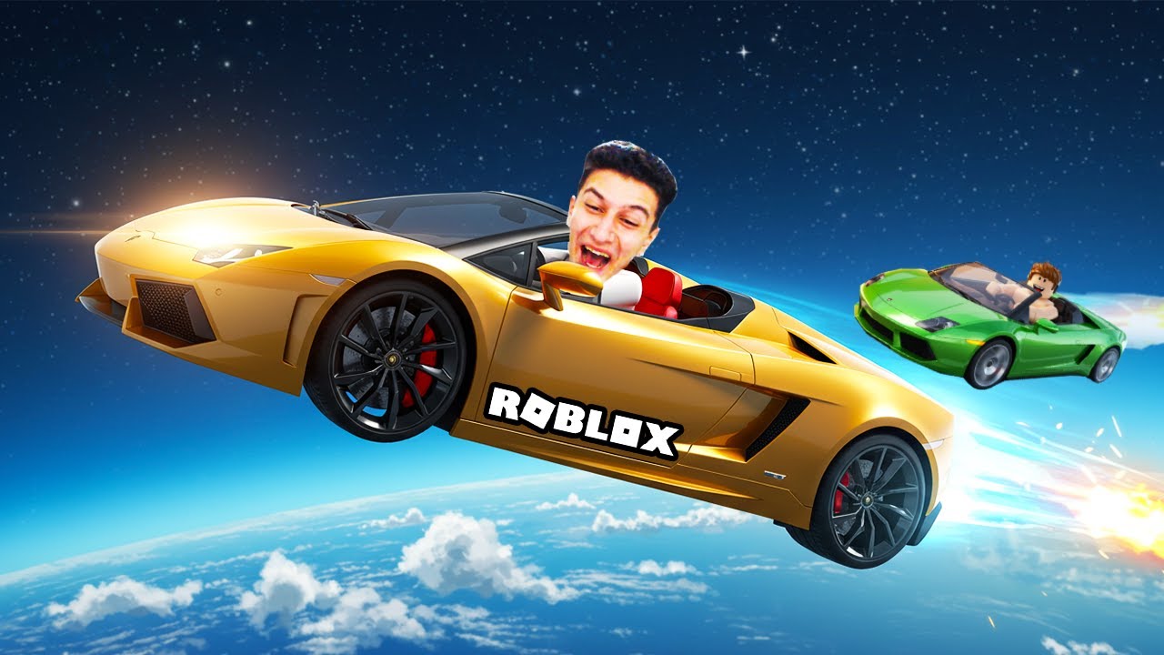ROBLOXTA ARABAYLA EN UZAĞA UÇTUM 🕊️