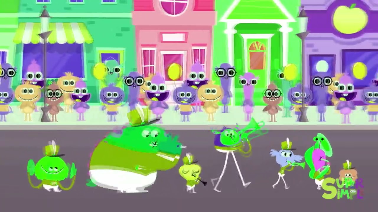 Super Simple Songs When The Band Comes Marching In Intro Logo Sponsored By Klasky Csupo 2001 Effects