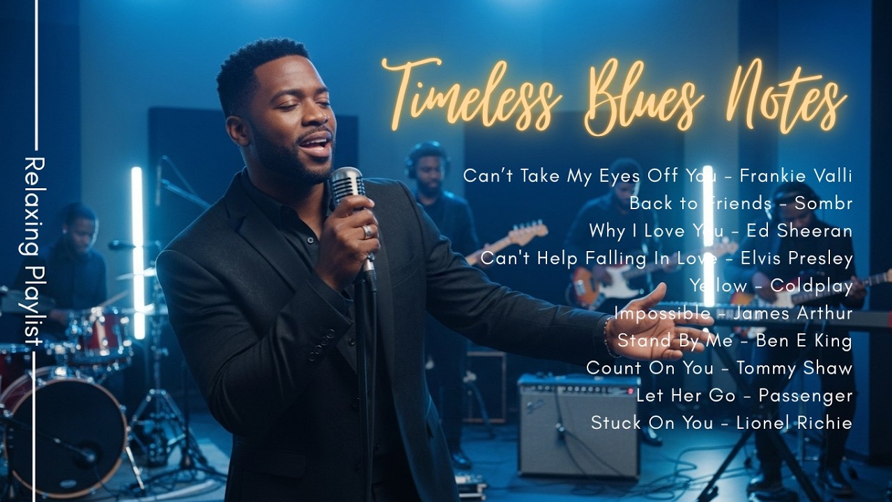 Relaxing Song Cover Blues - Easy On Me, Stand By Me, Yellow, Impossible, Let her Go, Stuck On You