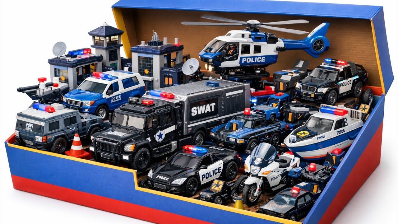 Toy Box Tow truck rescue Mission and more vehicles Rhymes For Toddles and preschoolers