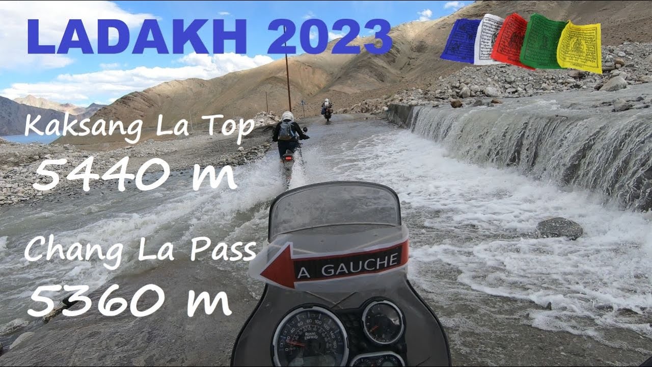 LADAKH MOTO 2023  Chang La Pass - Pangong Lake - Kaksang La - Road Trip