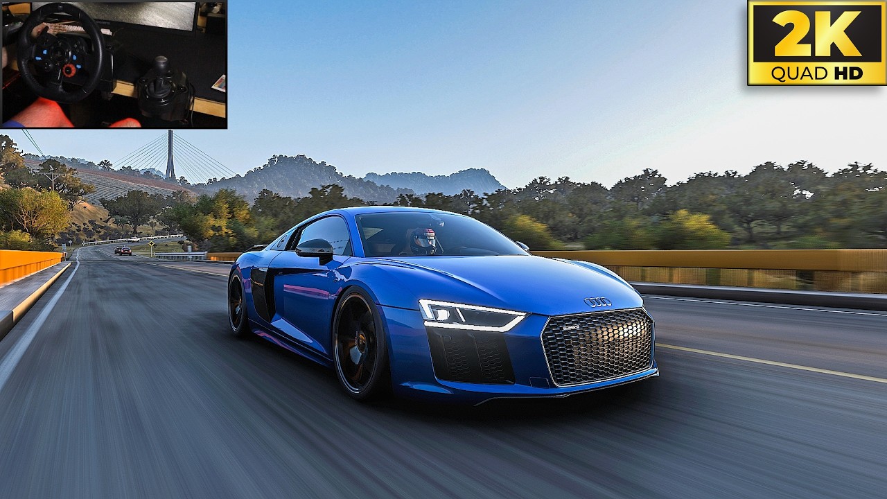 Audi R8 V10 Plus | Forza Horizon 5 | Logitech G29 Steering Wheel