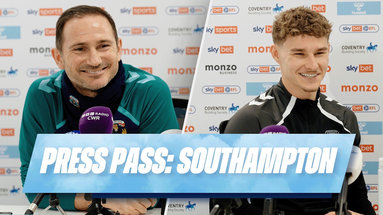 PRESS CONFERENCE | Frank Lampard and Carl Rushworth look ahead to Southampton. 🎙️
