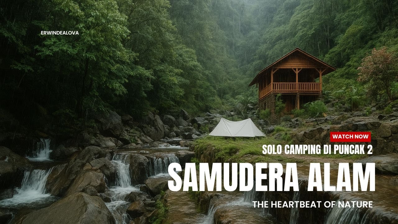 Solo Camping di Samudra Alam Puncak 2 | Keindahan Sungai dan Alam Mengajarkan Arti Sederhana