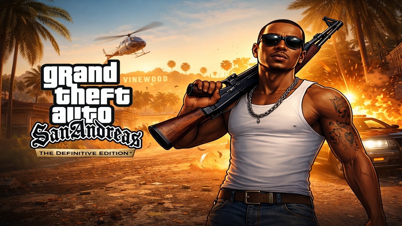 GTA 6 Gelene Kadar Tüm Seriyi Bitiriyorum! |GTA San Andreas Definitive Edition| Bölüm 5
