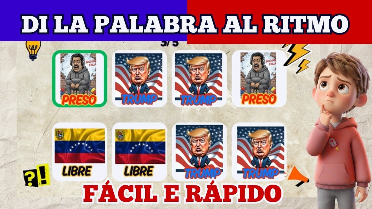 Di la palabra al ritmo ! VENEZUELA LIBRE  #RetoDeRitmo #viralhispano #challenge #saytheword #trend