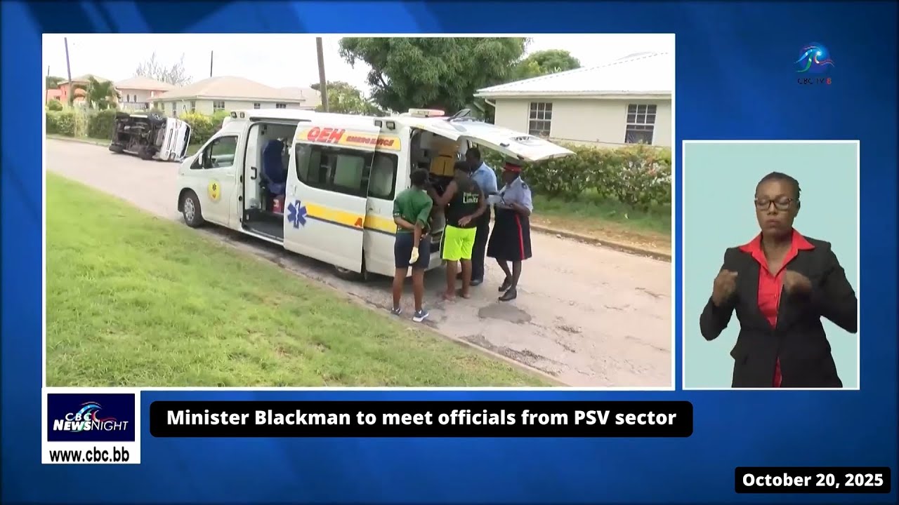 Minister Blackman to meet officials from PSV sector & No life threatening injuries but some serious