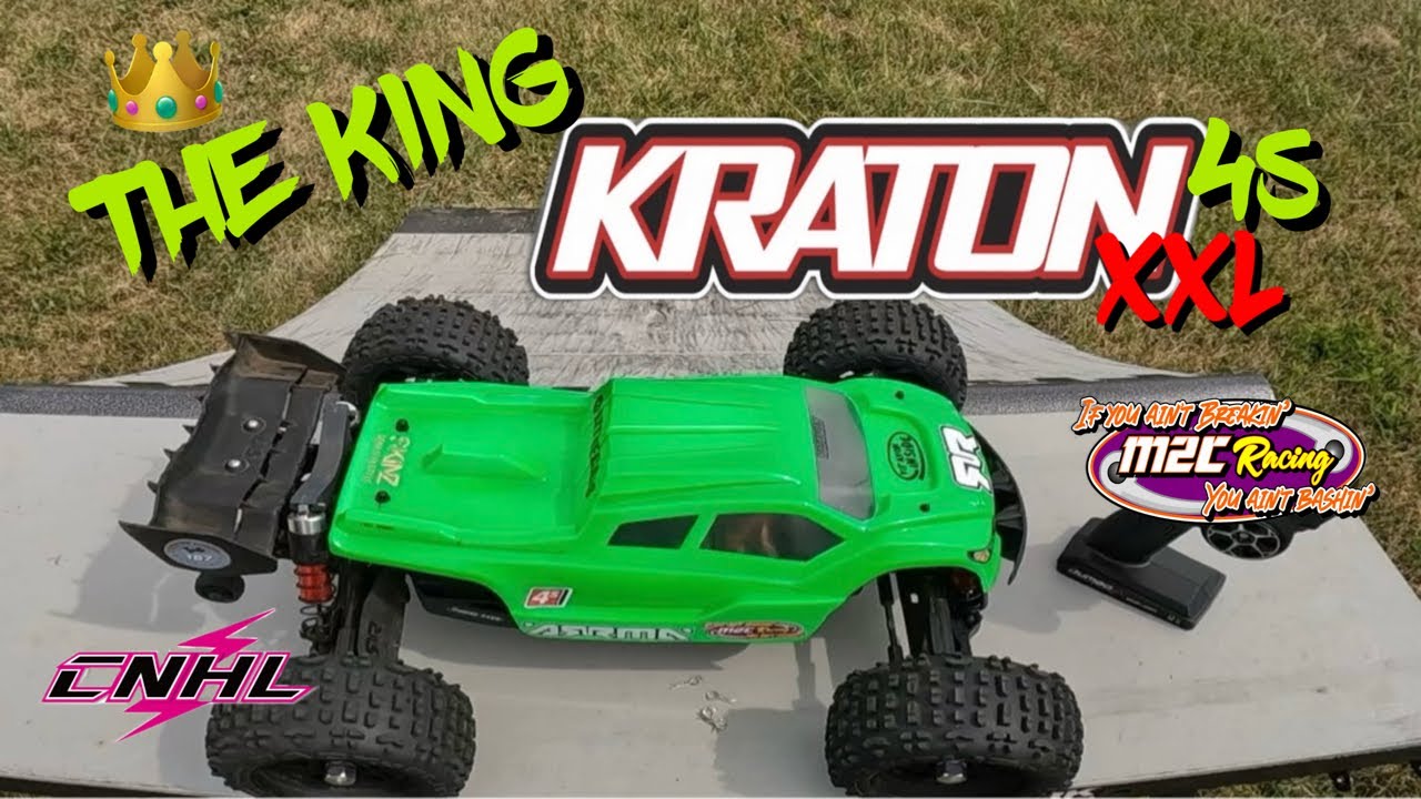 👑ARRMA KRATON 4s XXL👑 KING of the 4s BASHER #m2c #cnhl #rccar