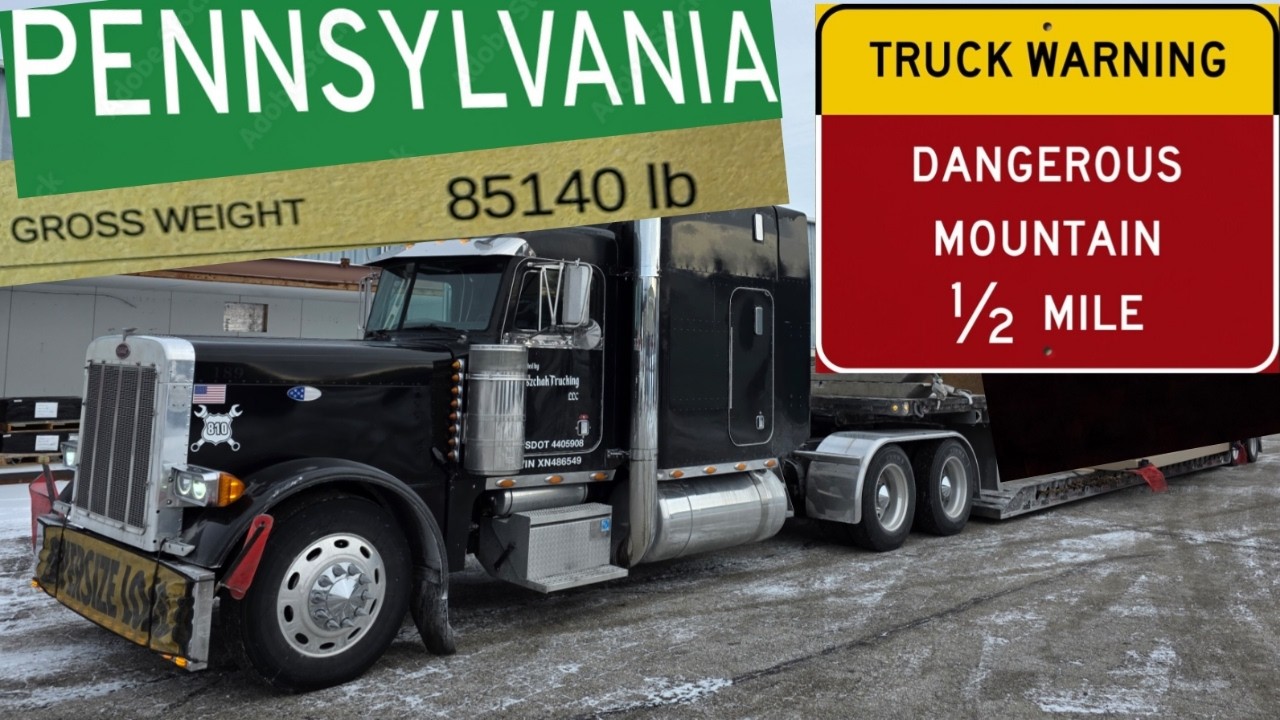 Raw Detroit Diesel Exhaust & Jakes In Pennsylvania Mountains