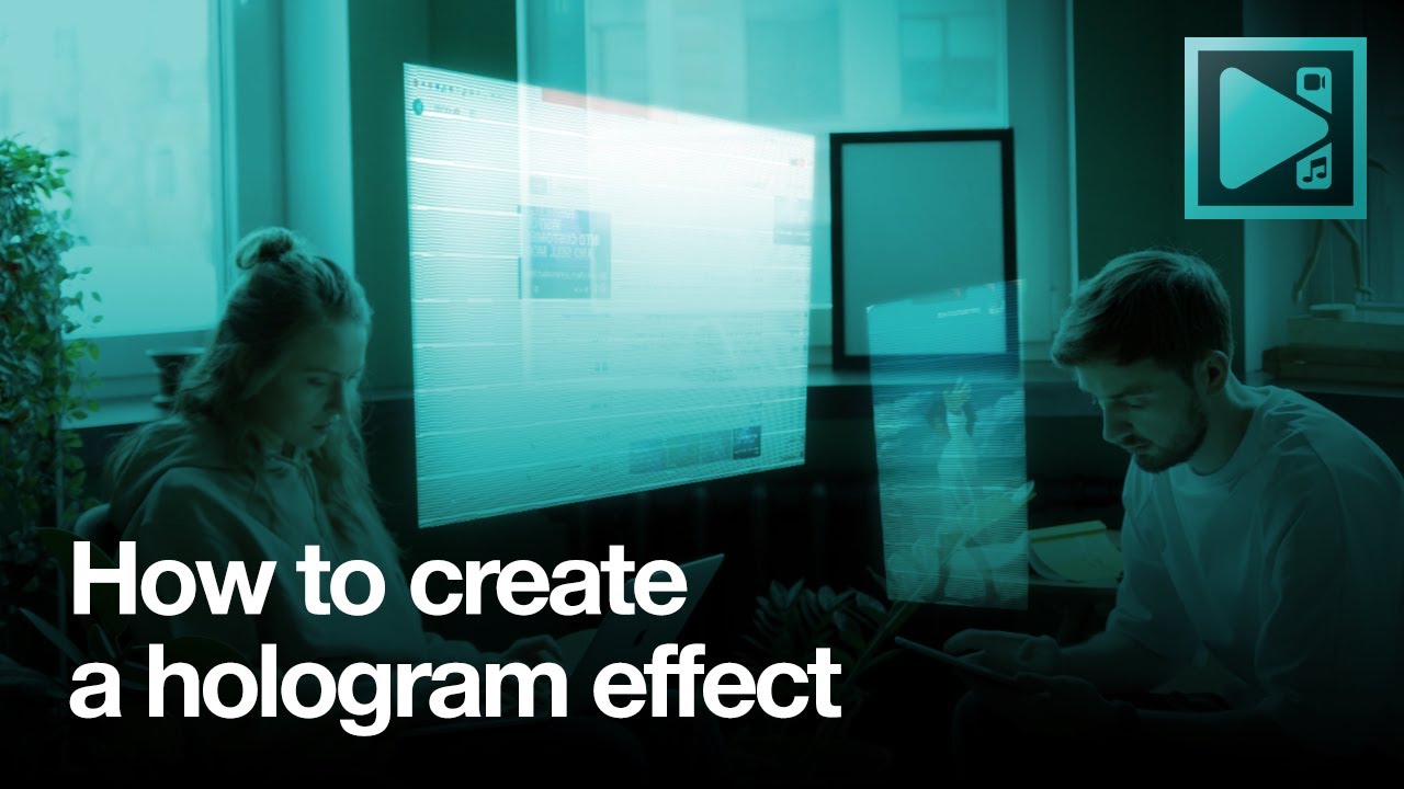 How to make a hologram effect in a video using VSDC Pro