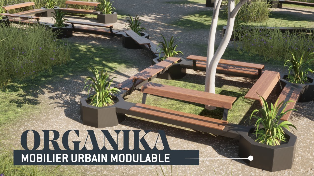 ORGANIKA - Mobilier urbain modulable