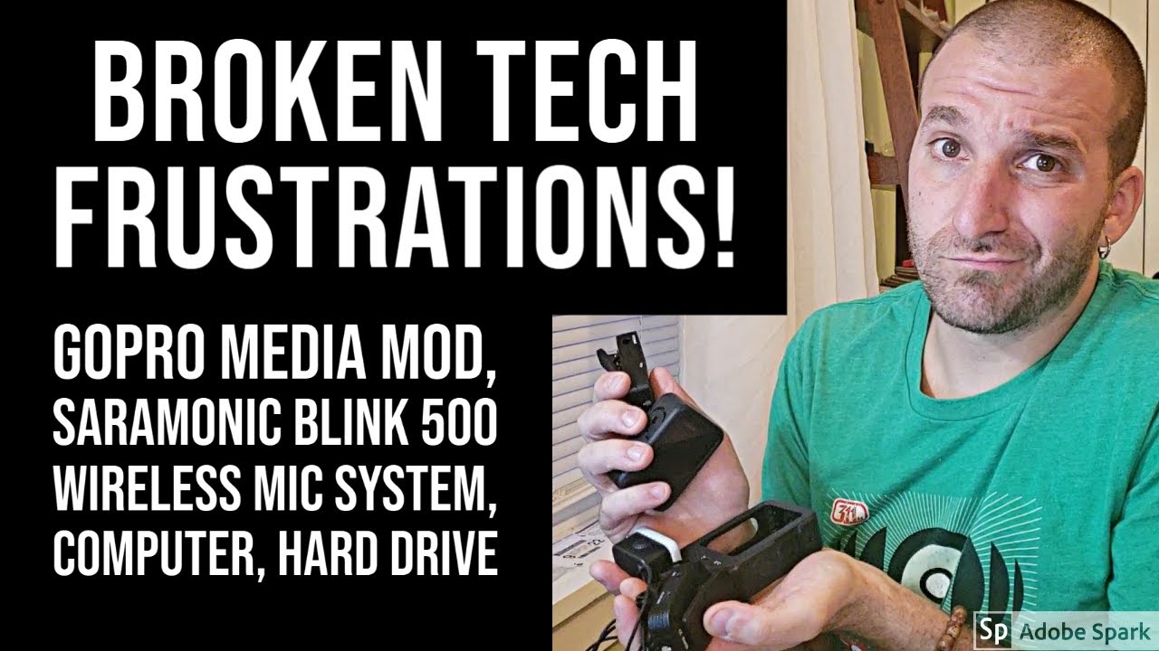 Broken Tech Frustrations - Media Mod, Wireless Mic, Hard Drive and more!