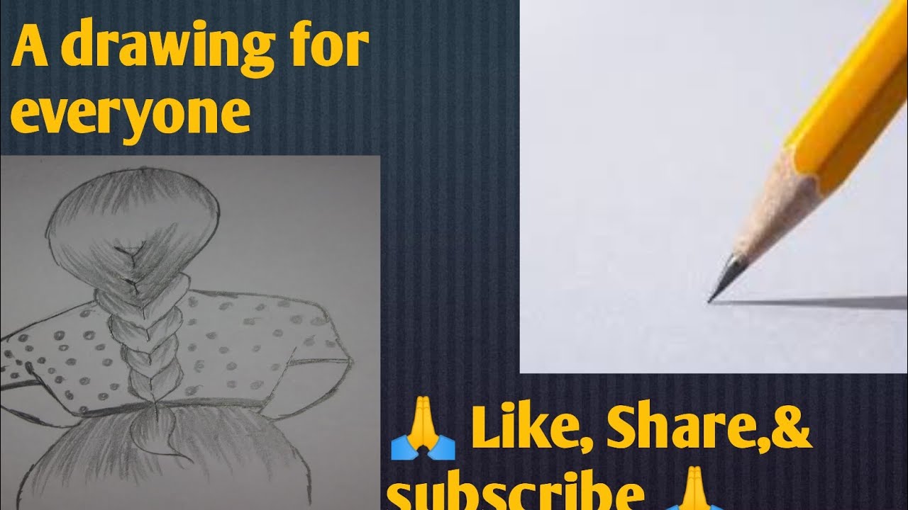 How to draw ✏️📝 a girl step by step 