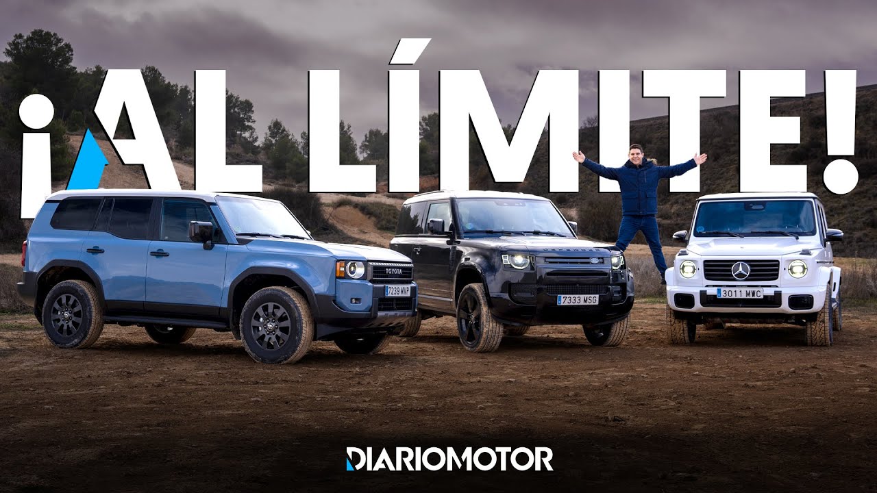 Toyota Land Cruiser Vs Mercedes Clase G Vs Land Rover Defender | Comparativa 4x4  | Diariomotor