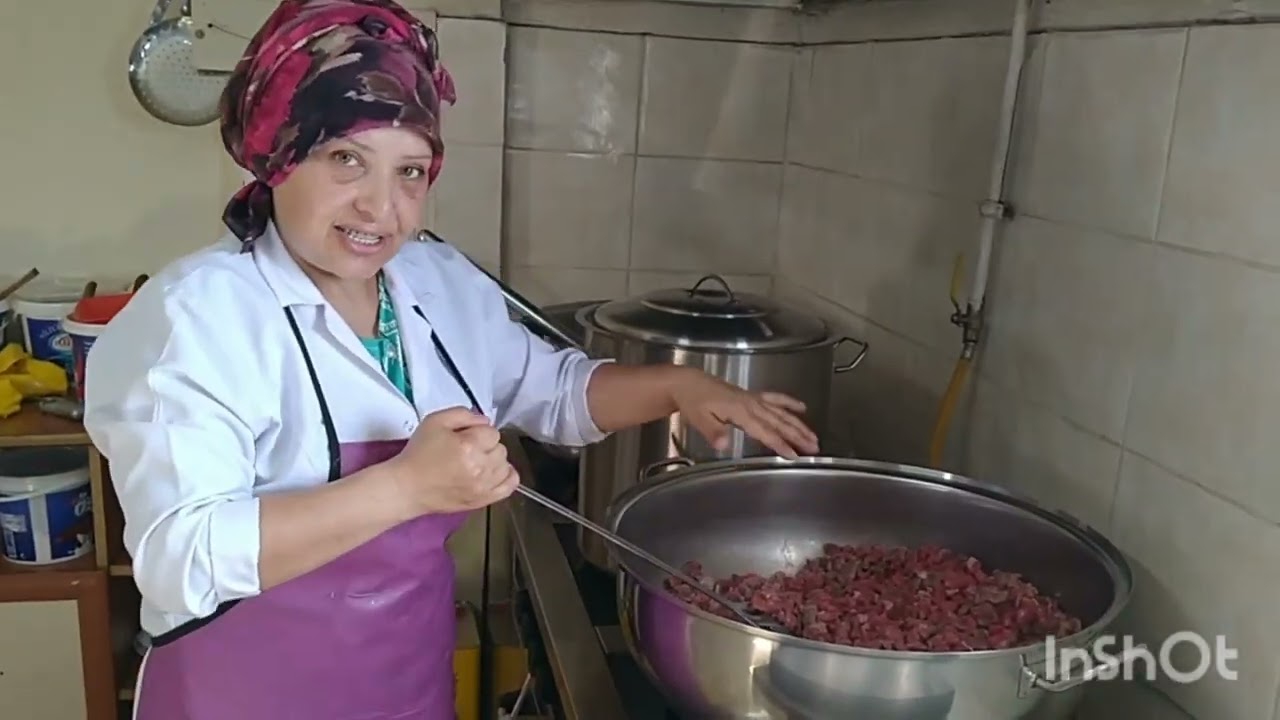 100 KİŞİLİK DANA KAVURMA NASIL YAPILIR ❗ LOKUM GİBİ KURBAN KAVURMA#etyemekleri #istanbul