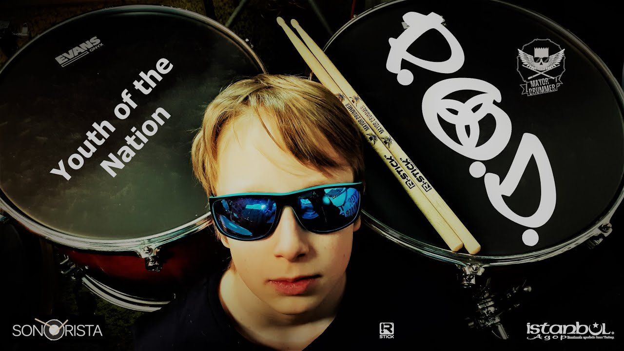 #20 P.O.D. - Youth of the Nation - Drum Cover by Mayor Drummer (12 years)
