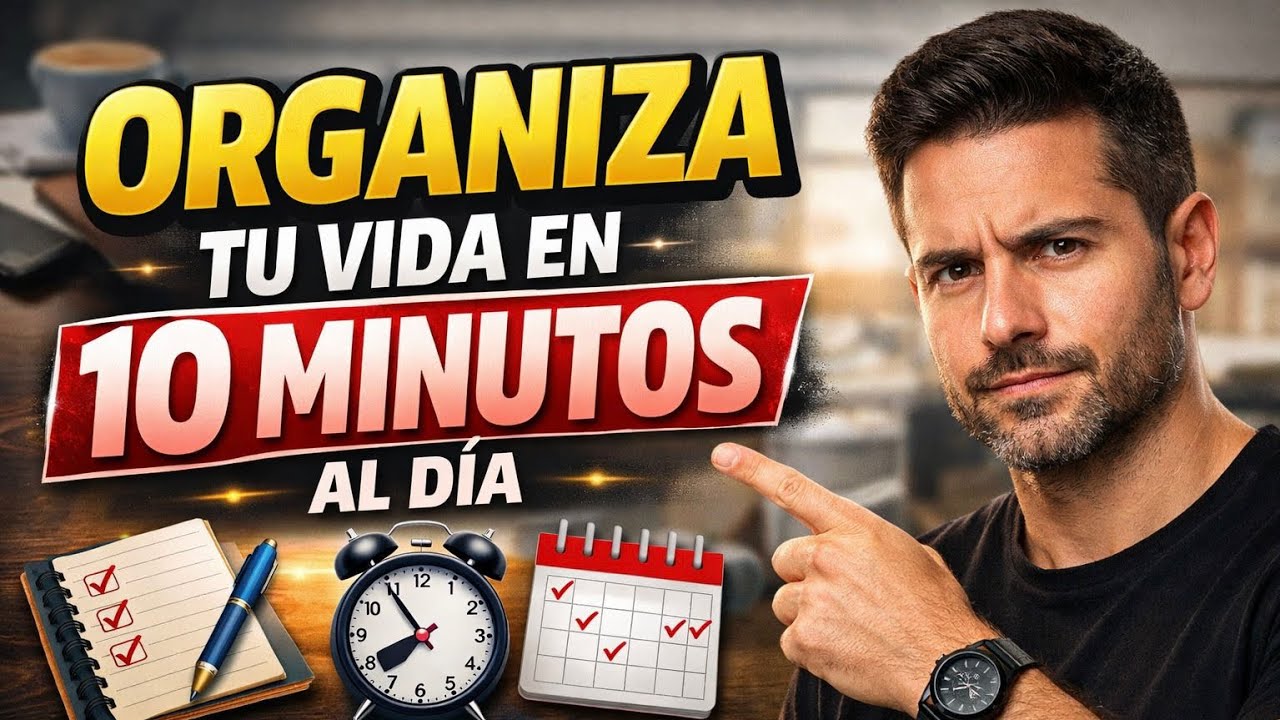 El método que uso para organizarme en 10 minutos al día | Productividad, enfoque y disciplina diaria