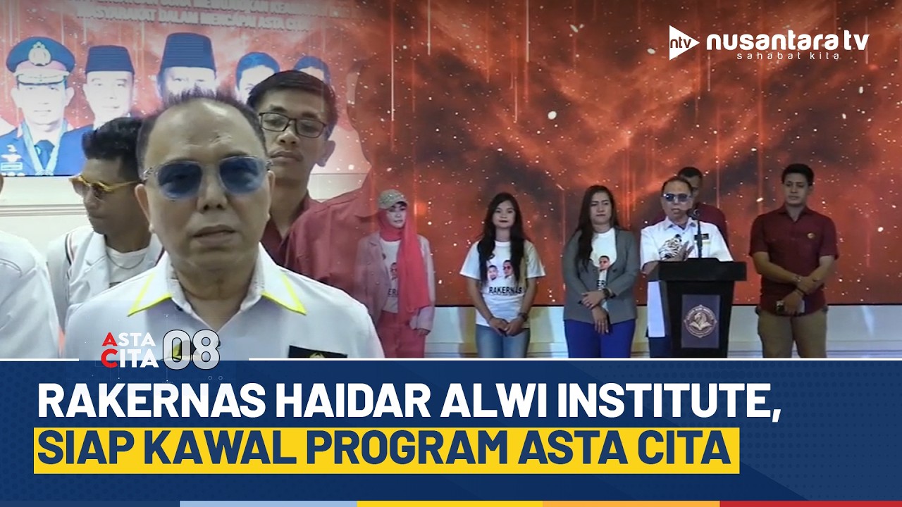 Haidar Alwi Institute Gelar Rakernas Guna Perkuat Dukungan Program Pemerintah | ASTACITA 08